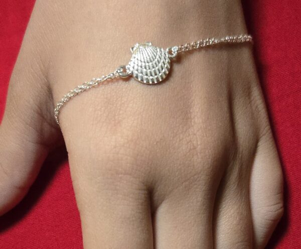 SEASHELL STERLING SILVER BRACELET