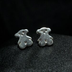 STERLING SILVER BEAR EARRINGS