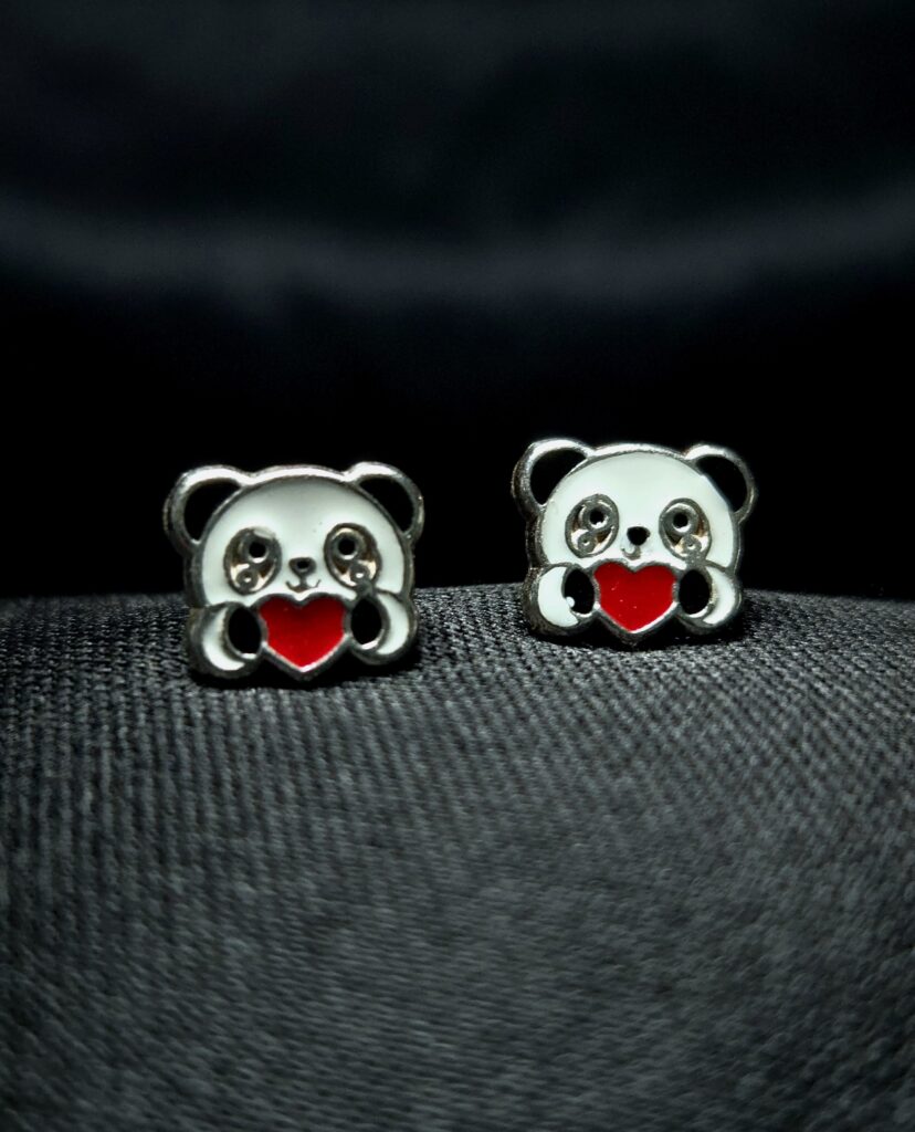 PANDA HEARTS EARRINGS