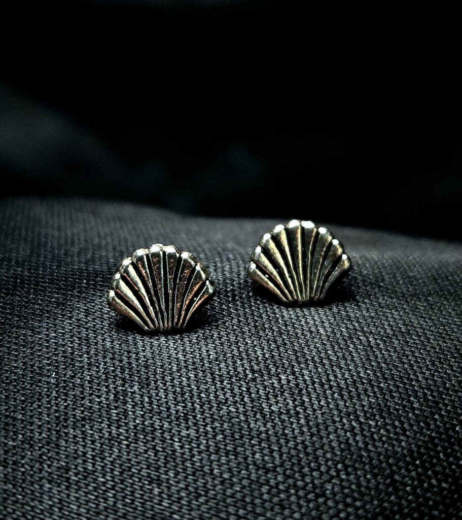 STERLING SILVER SEASHELLS EARRINGS