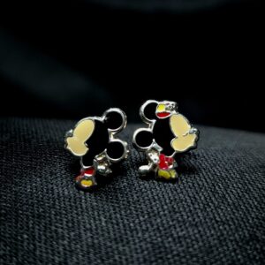 STERLING SILVER MICKEY MOUSE EARRINGS