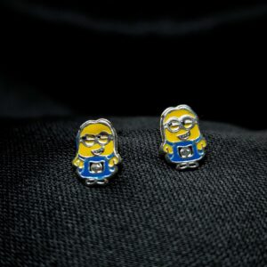 STERLING SILVER MINIONS EARRINGS
