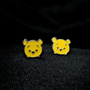 STERLING SILVER WINNIE THE POOH EARRINGS