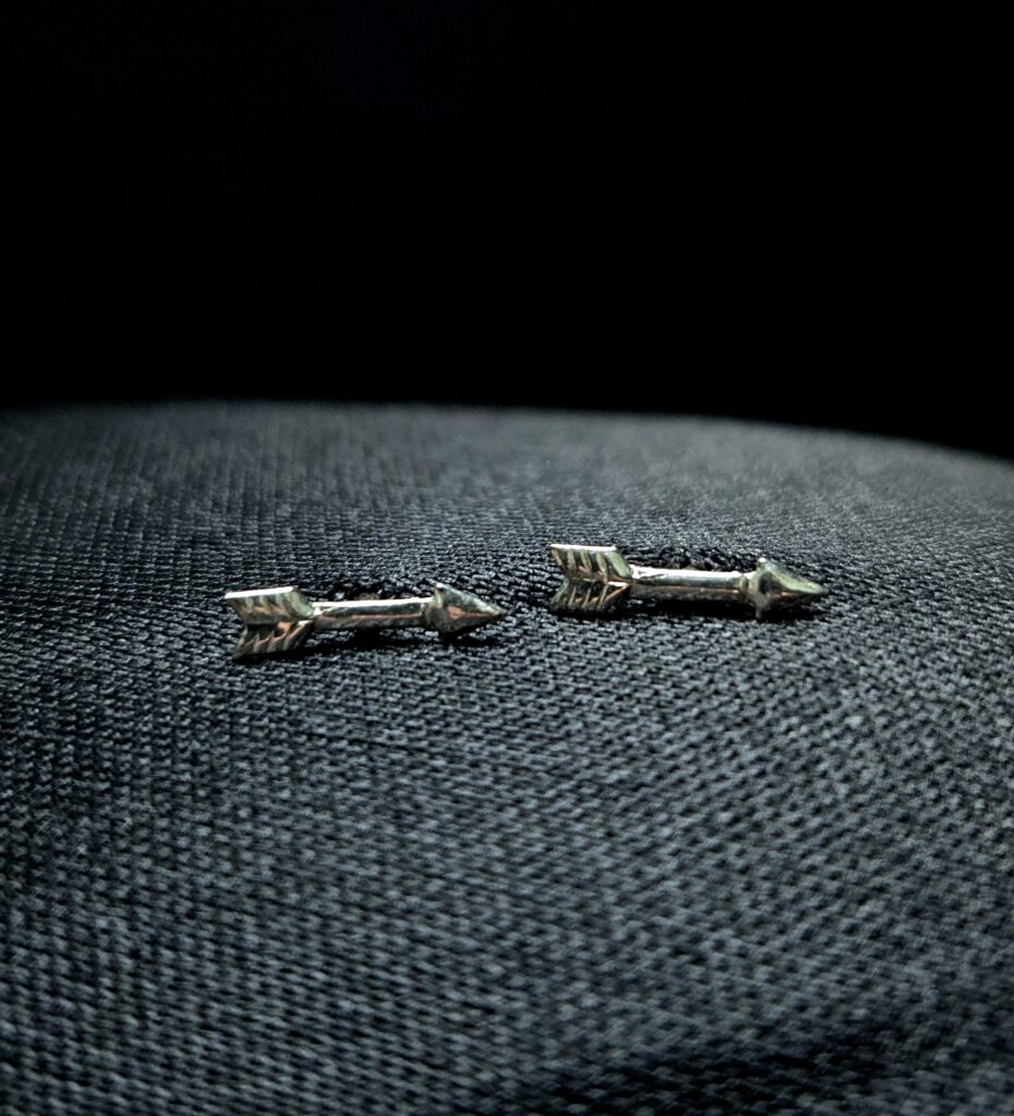 STERLING SILVER ARROW EARRINGS