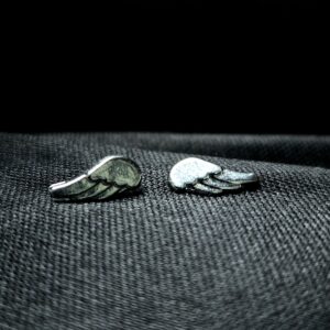 STERLING SILVER ANGEL WINGS EARRINGS