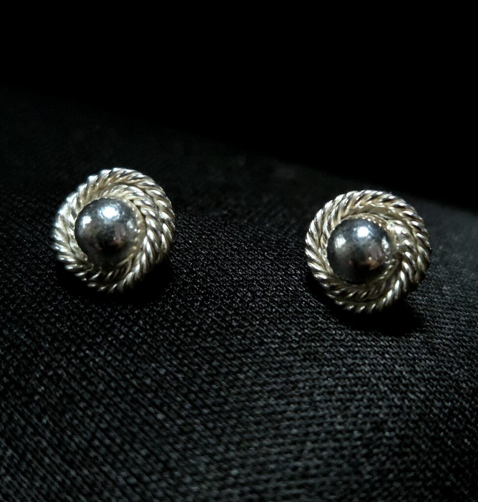 STERLING SILVER CIRCLES EARRINGS