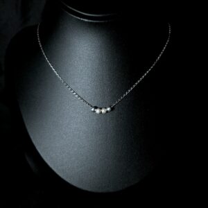 STERLING SILVER BALL NECKLACE