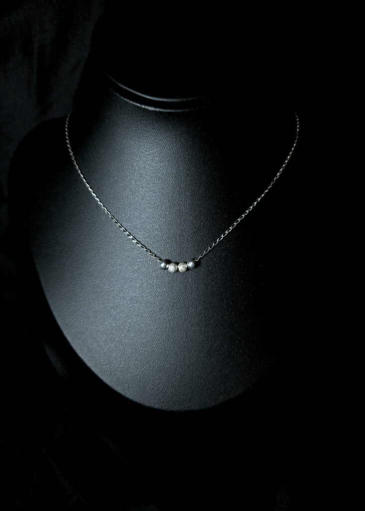 STERLING SILVER BALL NECKLACE