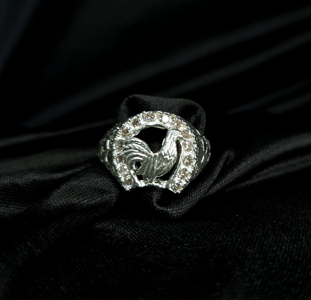 STERLING SILVER ROOSTER RING