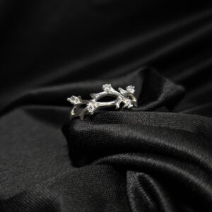 STERLING SILVER THORN RING 925
