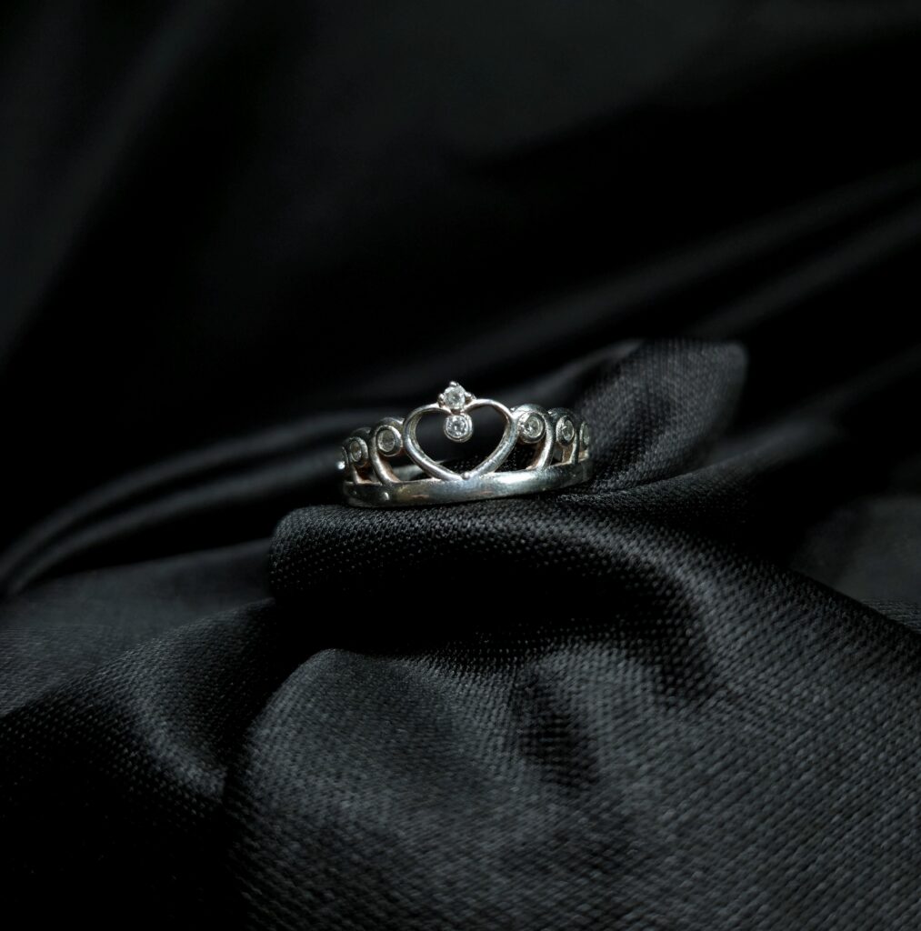 STERLING SILVER CROWN RING