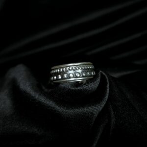 STERLING SILVER SPINNING RING DOTS